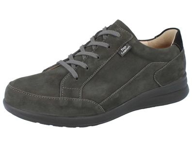 FINN Comfort Prato Damen Halbschuhe Schnürschuhe grün rovere schwarz Nubukleder