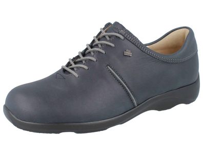 FINN Comfort Belfort Damen Halbschuhe blau atlantic Roxy Glattleder