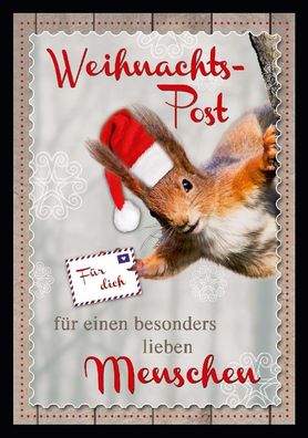 3D Weihnachtsklappkarte - Weihnachts-Post für einen besonders lieben Menschen