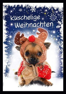 3D Weihnachtsklappkarte - Kuschelige Weihnachten