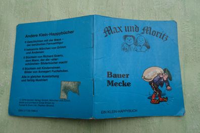 Klein HappyBuch Delphin 1978 Max und Moritz Bauer Mecke