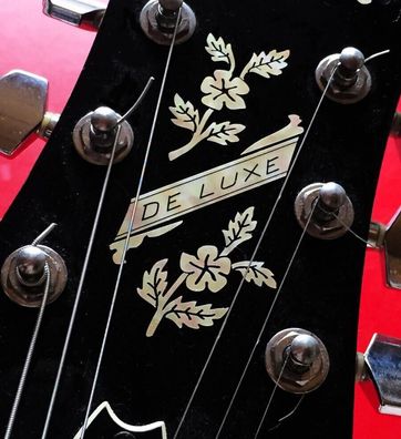 H-132DV-AW Inlay Stickers, Headstock-De Luxe Flowers