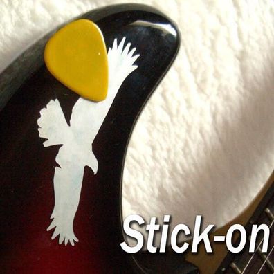 PH-240EG Inlay Stickers, Picks on Stickers "Pick Holder"-Eagle 2 sheets/ pack