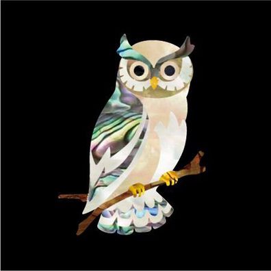 UK-270OWL Inlay Stickers, Body/ S- Owl