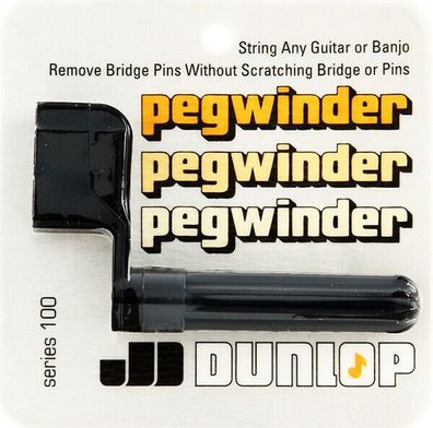 Dunlop Saitenkurbel für alle Gitarren mit Pinnheber