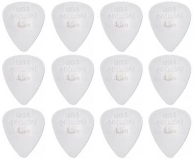 Dunlop Standard 0,46mm Plektrum creme (12 Stück)