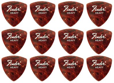 Fender 346 Triangle Celluloid Pick Heavy Plektrum 12 Stück