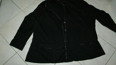 Gebraucht Schwarze Glitzer Damenjacke IN GR. XXL gebraucht