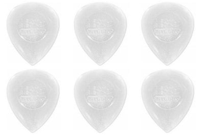 Dunlop 474 Stubby Jazz Picks 1,0mm klar 6 Stück