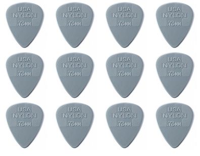 Dunlop Standard 0,73mm Plektrum grau (12 Stück)