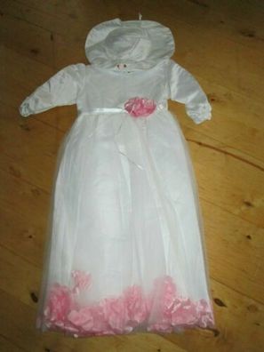 NEU Wunderschönes Festliches 2TLG Taufkleid 80/86 Neuware