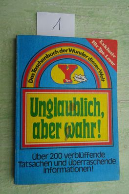 Yps Unglaublich aber wahr Das mini Taschenbuch der Wunder Heyne 98 Seiten