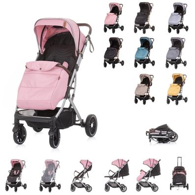 Chipolino Kinderwagen, Buggy Combo 22 kg Fußabdeckung Moskitonetz Räder gefedert