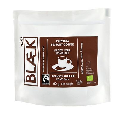 Blaek Instant-Kaffee No. 3 Dark Roast Bio