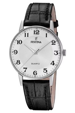 Festina Herren-Armbanduhr mit Lederband F20690/1