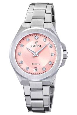 Festina Damen-Armbanduhr Stahl/ Rosafarben F20700/2