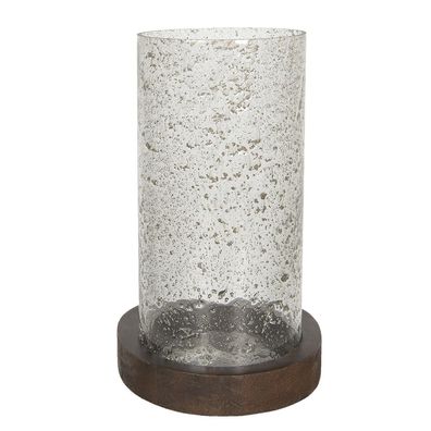 Clayre & Eef Windlicht Ø 22x33 cm Glas Rund (Gr. Ø 22x33 cm)