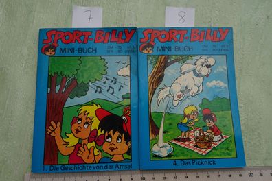 Sport-Billy Mini Buch Geschichte von der Amsel Picknick Todos AG Axel Springer 1979