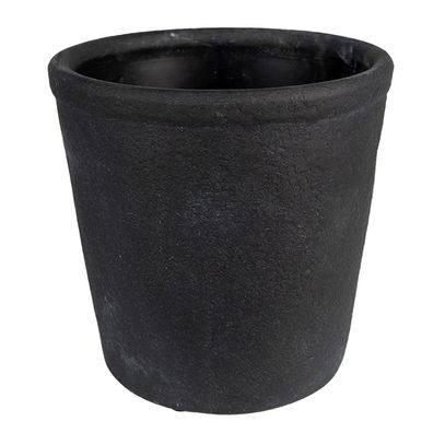 Clayre & Eef Blumentopf Ø 16x16 cm Grau Keramik (Gr. Ø 16x16 cm)