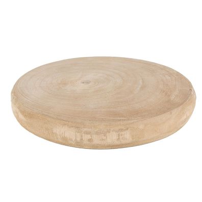 Clayre & Eef Pfannenuntersetzer Ø 30 cm Braun Holz Rund (Gr. Ø 30x4 cm)