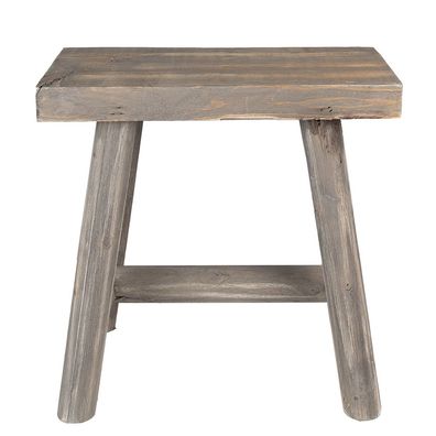 Clayre & Eef Pflanztisch 38x18x38 cm Braun Holz (Gr. 38x18x38 cm)