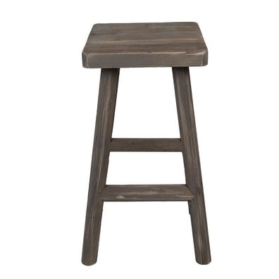 Clayre & Eef Pflanztisch 30x30x58 cm Braun Holz (Gr. 30x30x58 cm)
