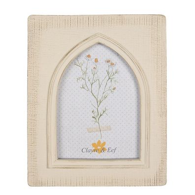 Clayre & Eef Bilderrahmen 13x18 cm Beige Kunststoff Glas Rechteck