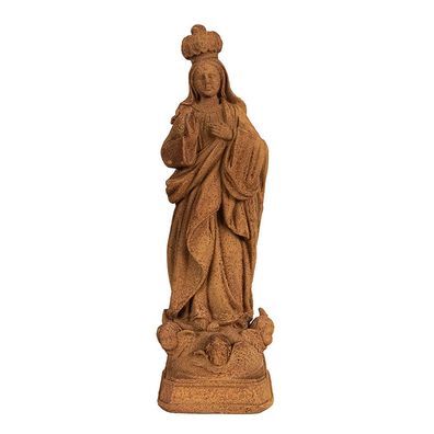 Clayre & Eef Dekorationsfigur Maria 19 cm Braun Polyresin (Gr. 6x6x19 cm)