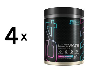 4 x Cellucor C4 Ultimate (496g) Cosmic Rainbow