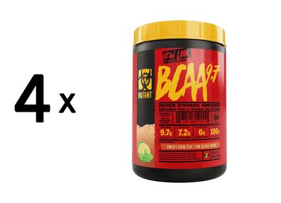 4 x Mutant Mutant BCAA 9.7 (1044g) Sweet Iced Tea