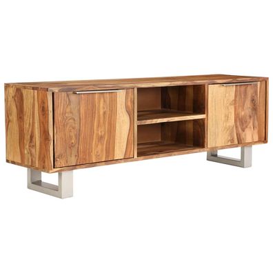 vidaXL TV-Schrank Massivholz Palisander Honigbraun 118x30x40 cm