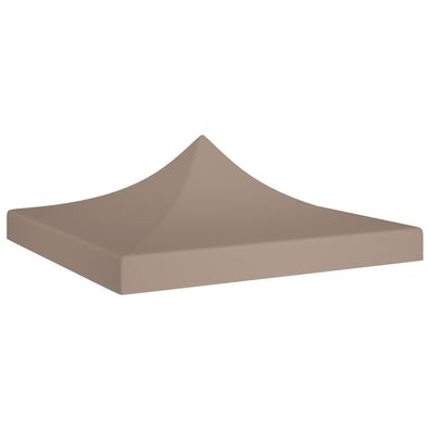 vidaXL Partyzelt-Dach 2x2 m Taupe 270 g/m²