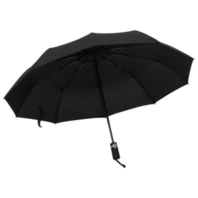 vidaXL Faltbarer Regenschirm Automatisch Schwarz 104 cm