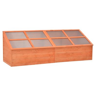 vidaXL Frühbeet Holz 180x57x62 cm