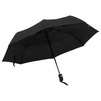 vidaXL Faltbarer Regenschirm Automatisch Schwarz 95 cm