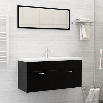 vidaXL Einbauwaschbecken mit Wasserhahn 101x39x18 cm Keramik Weiß