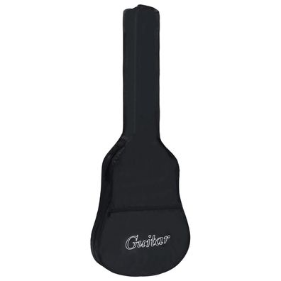 vidaXL Gitarrentasche für 4/4 Klassikgitarre Schwarz 100x37 cm Stoff