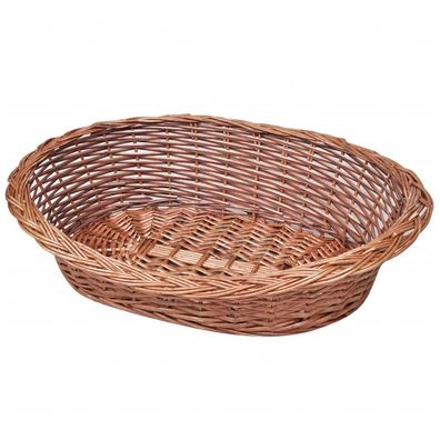 vidaXL Hundekorb aus Weide Natur 69 cm