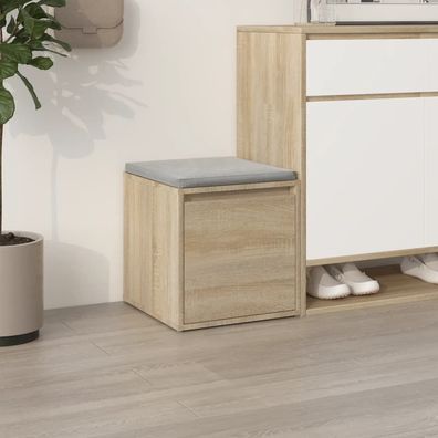 vidaXL Schubladenbox Sonoma-Eiche 40,5x40x40 cm Holzwerkstoff