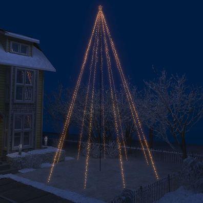 vidaXL LED-Lichterkette Weihnachtsbaum Indoor Outdoor 1300 LEDs 8 m