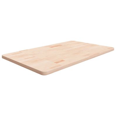 vidaXL Waschtischplatte 100x60x2,5 cm Massivholz Unbehandelt