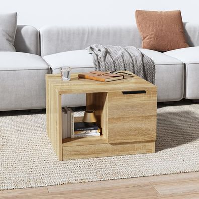 vidaXL Couchtisch Sonoma-Eiche 50x50x36 cm Holzwerkstoff