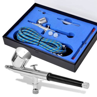 vidaXL Airbrush-Set 0,2 / 0,3 / 0,5 mm Düsen