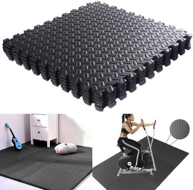 Schaum-Matten x6 Fliesen Gym Bodenmatte Garage Werkstatt Puzzle Matte Training