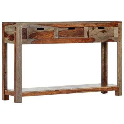 vidaXL Konsolentisch mit 3 Schubladen 120x30x75 cm Massivholz Akazie