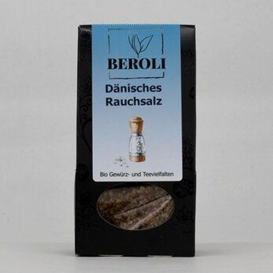 Bio Beroli 3x Gourmetsalz Dänisches Rauchsalz Beroli 75g