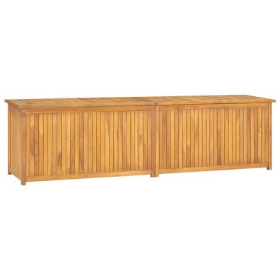 vidaXL Gartenbox 200x50x55 cm Massivholz Teak