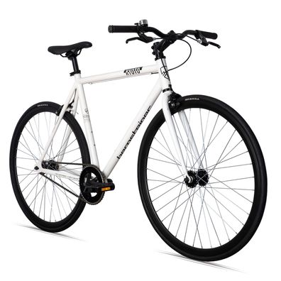 Bergsteiger Kyoto 28 Zoll Singlespeed Fixie Fahrrad, Aluminium Rahmen, Flip-Flop-Nabe