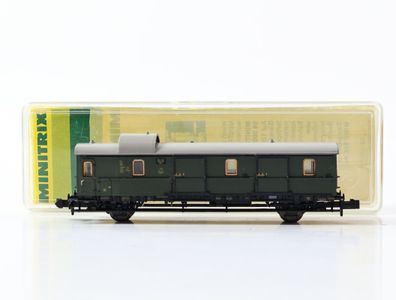 Minitrix N 13303 Personenwagen Packwagen 114 141 DRG