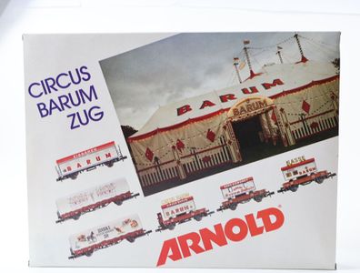 Arnold N 0233 Güterwagenset 6-tlg. "Circus Barum Zug"